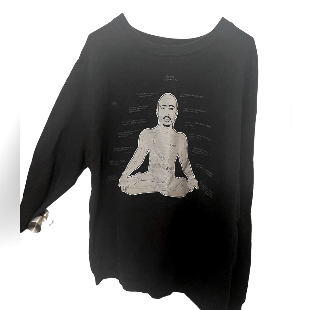 2pac Chakra-2x Black Sweater